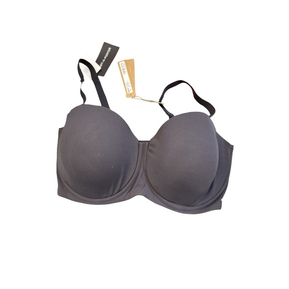 Skims Fits Everybody Strapless Onyx Bra - 36DD - Picture 2 of 3